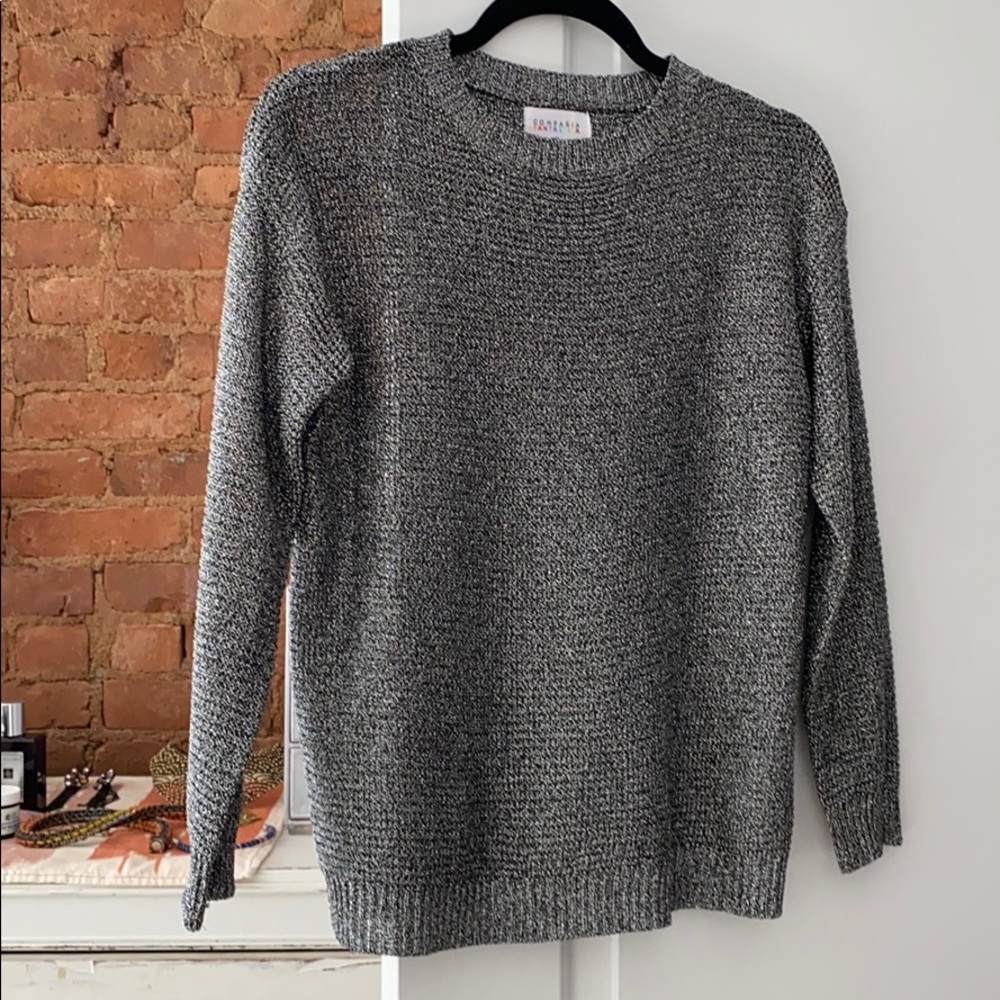 Chic metallic sweater from Spain